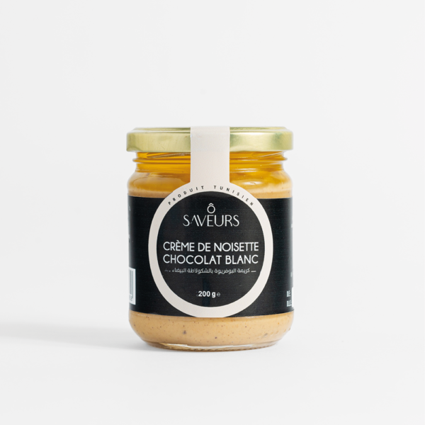 Crème de noisette chocolat blanc 200g