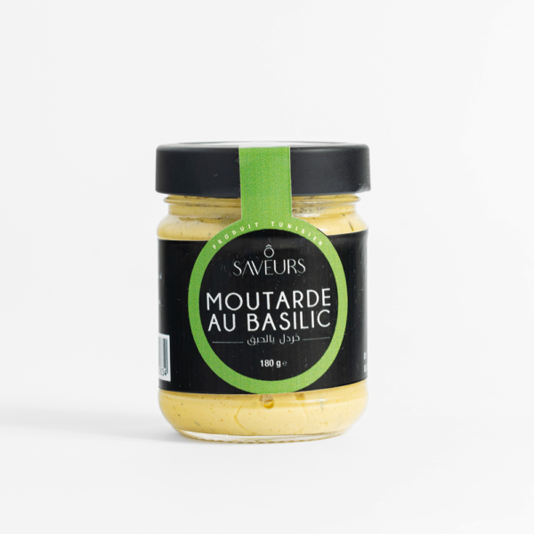 Moutarde au basilic 200g